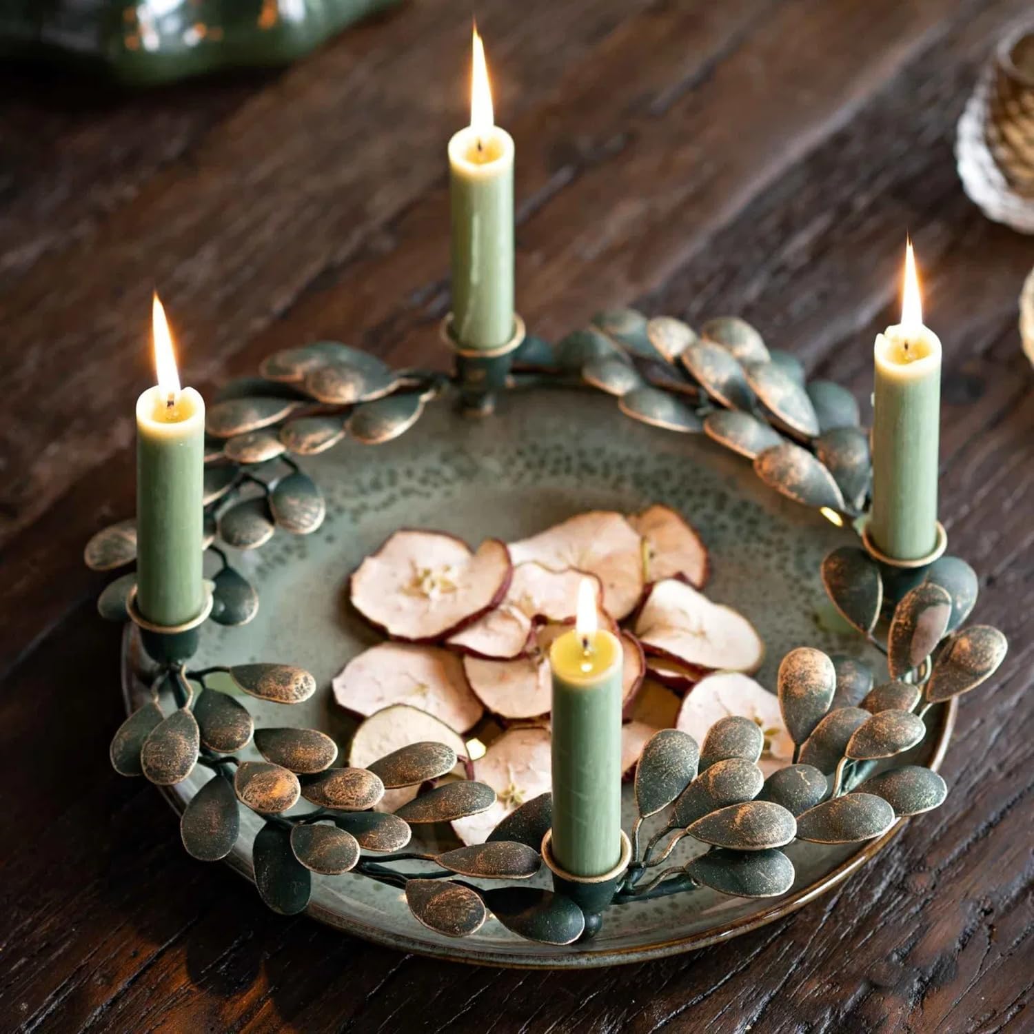 10 Bunte Spitzkerzen durchgefärbt 100x22mm | RAL Stabkerzen mit 8h+ Brenndauer | Ohne Tropfen & Rußen | Tafelkerzen für Leuchter | Made in Germany (Pastellblau)