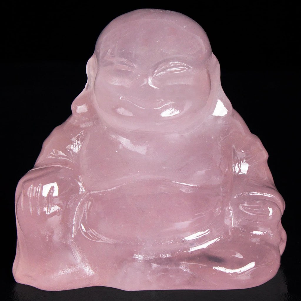 Labradorite Crystal Laughing Buddha Statue Meditation Decor Spiritual Art Piece Healing Stone Figurine Zen Altar Sculpture Feng Shui Gift Yoga Space Ornament Peaceful Home Temple Collectible