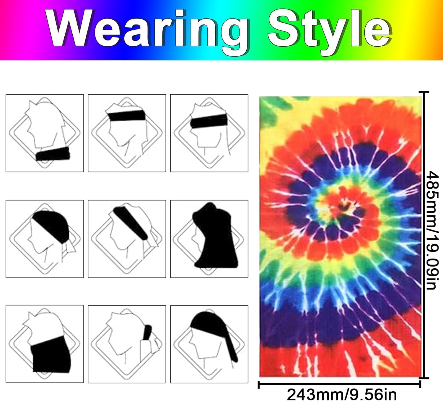 Hippie Costume Flower Power Hippy Clothing Women Men 60s 70s 80s Accessories Set for Carnival Theme Party Halloween Fancy Dress Cosplay Theme Party