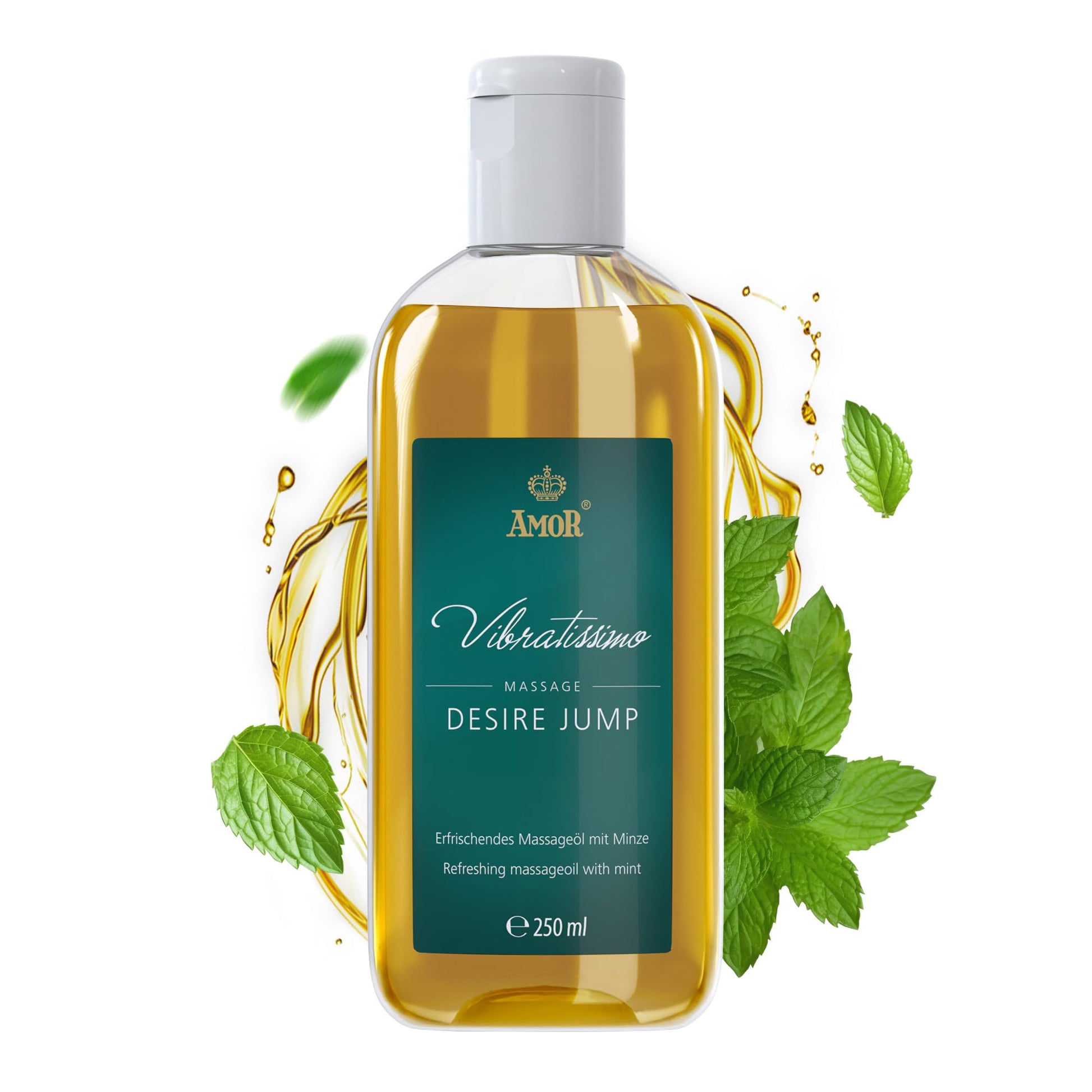 Vibratissimo Hot Moments 100 ml Massageöl - Aufheizendes Massageerlebnis - Stimulierende Massageöle, Entspannung für Paare & Gleitöl, Liebesöl
