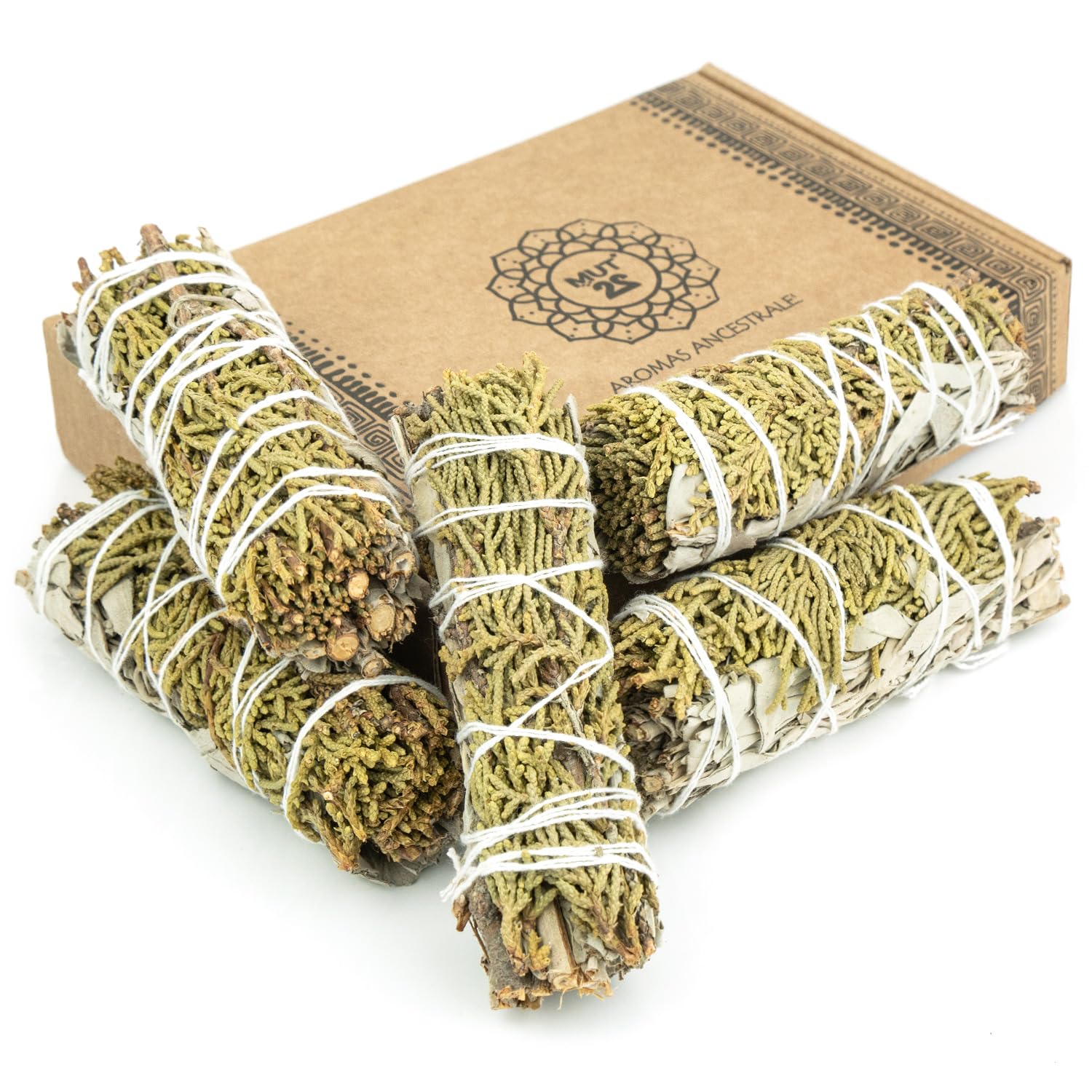 5 Weißer Salbei 10 cm Premium Kalifornischer, 100% natürlich und reinigend, ideal für spirituelle und energetische Rituale