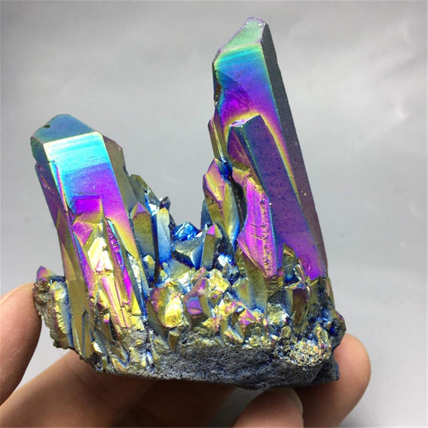 120 g Colour Aura Quartz Titanium Bismuth Silicon Vug Rainbow FZUGEDRLI