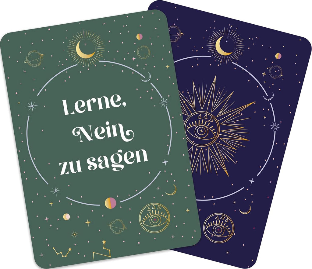 Orakelkarten für die großen und kleinen Entscheidungen des Lebens: Nutze die Entscheidungskraft des Universums. 50 Kärtchen mit Anleitung