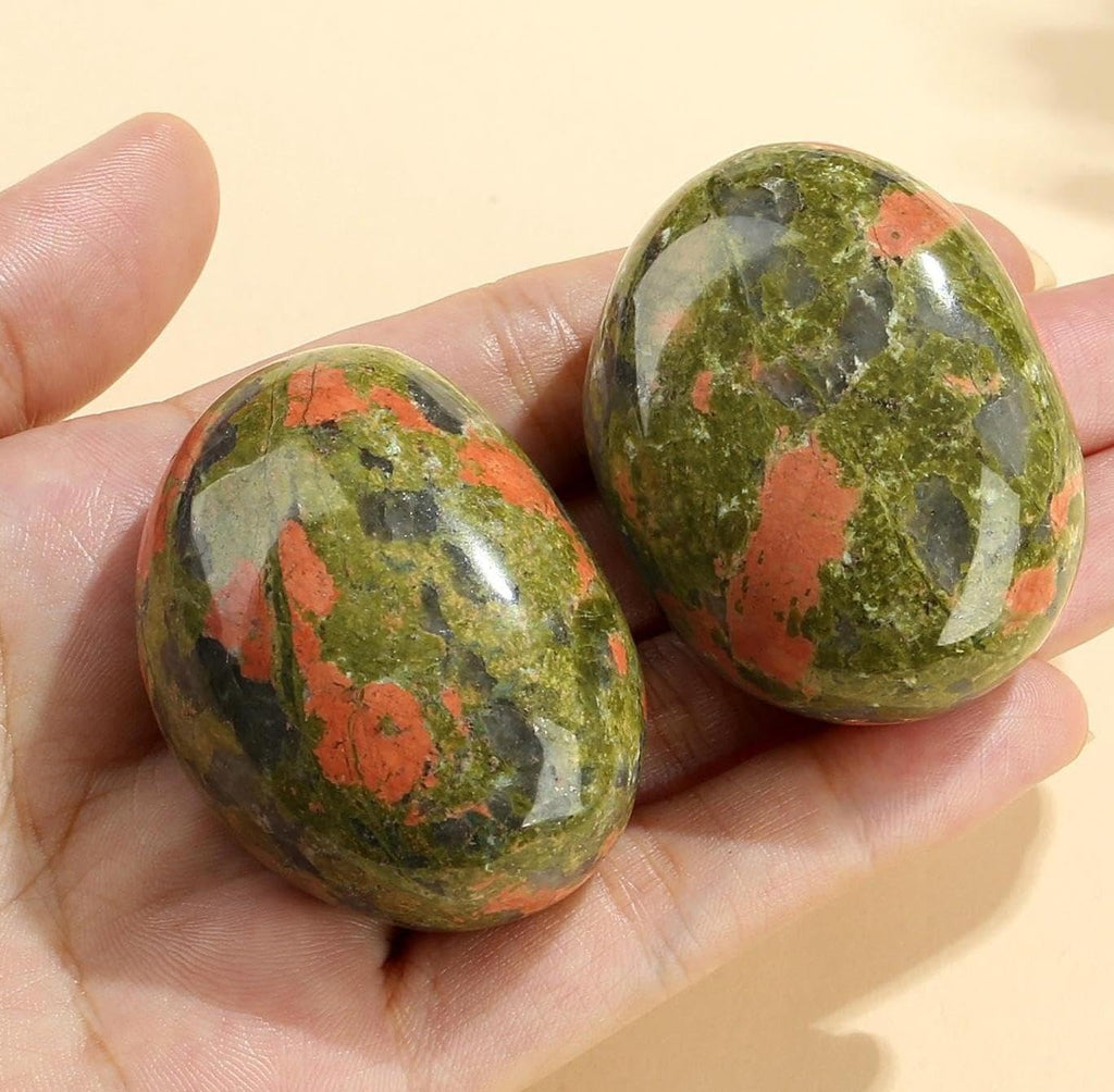 QINJIEJIE White Howlite Stones Natural Gemstone Large Crystals Polished Stone White Howlite 2 Pieces Crystal Stone Tumbled Stones Worry Stone Reiki Meditation