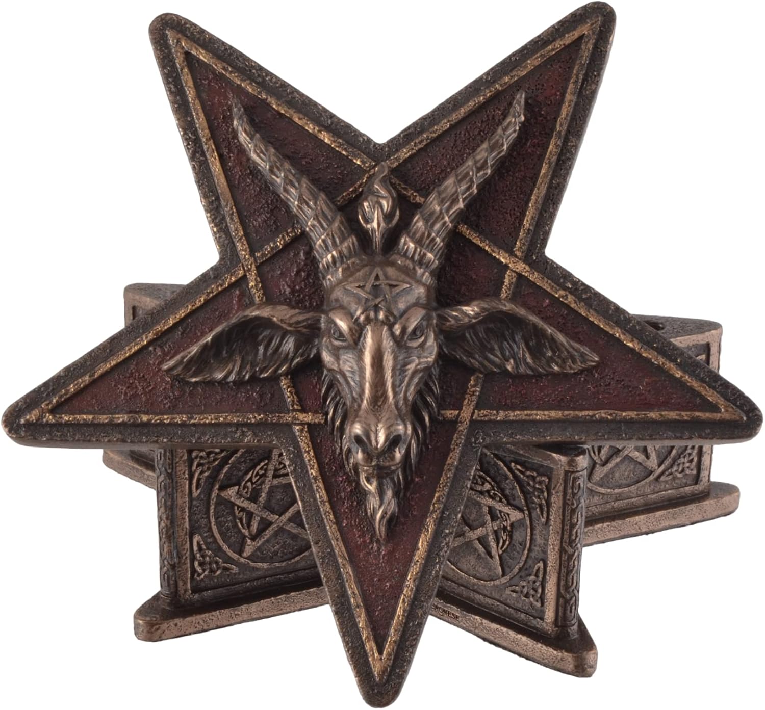 VOGLER Joh. Vogler GmbH Pentagramm Box Siegel des Baphomet - bronziert/coloriert by Veronese