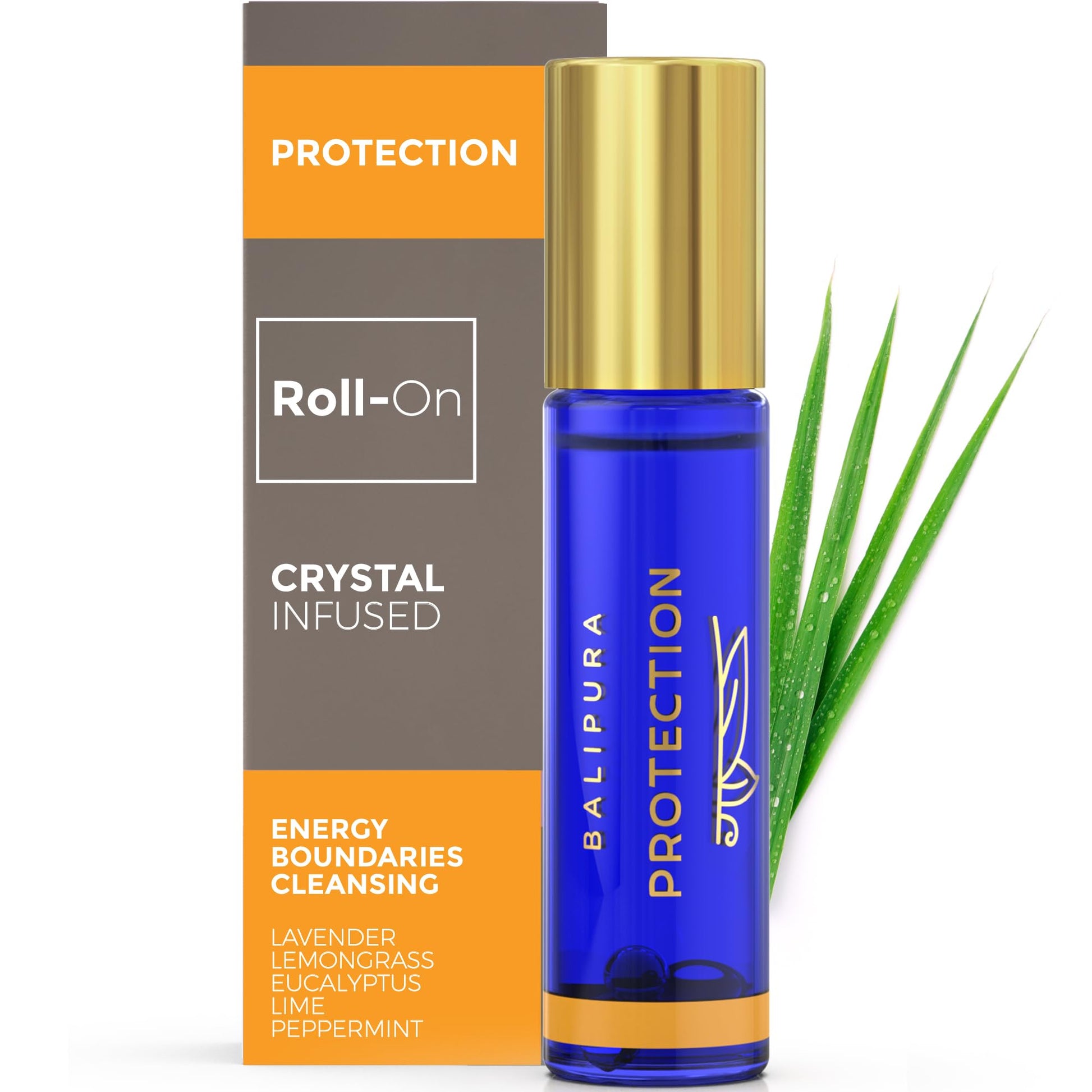 BALIPURA – Roll-On mit ätherischem Vanilleöl und positiven Energie-Chakren – Mischung aus natürlichen ätherischen Ölen, spirituelles Geschenk, Roll-On mit Heilkristallen
