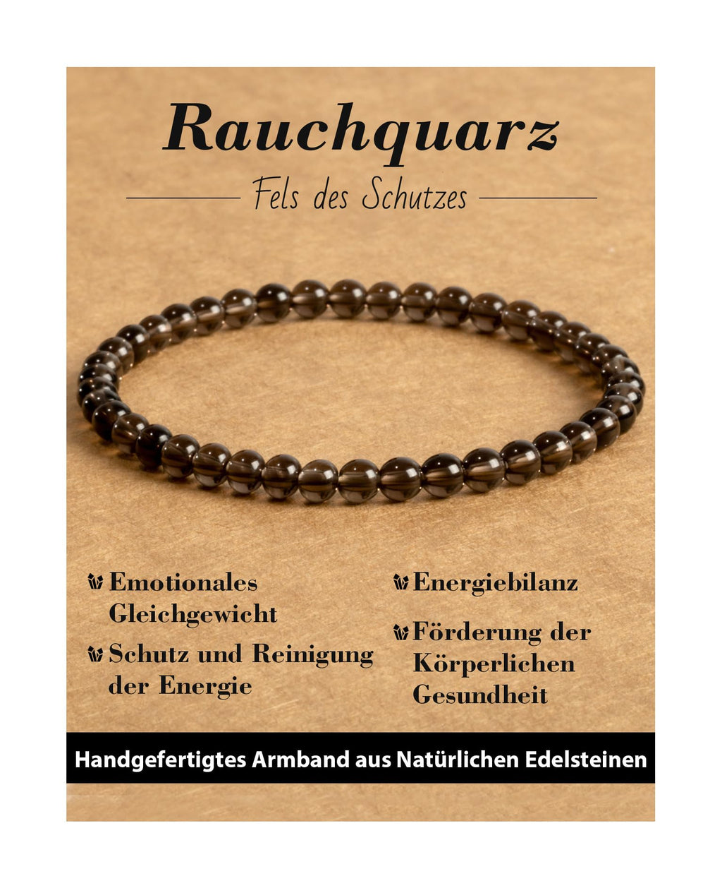 4 mm Stretch Bracelet Made of Real Natural Stone Beads, Healing Stone Bracelet, Yoga Bracelet for Women, Men, Lucky Bracelet, Friendship Bracelet, Replacement Beads Included