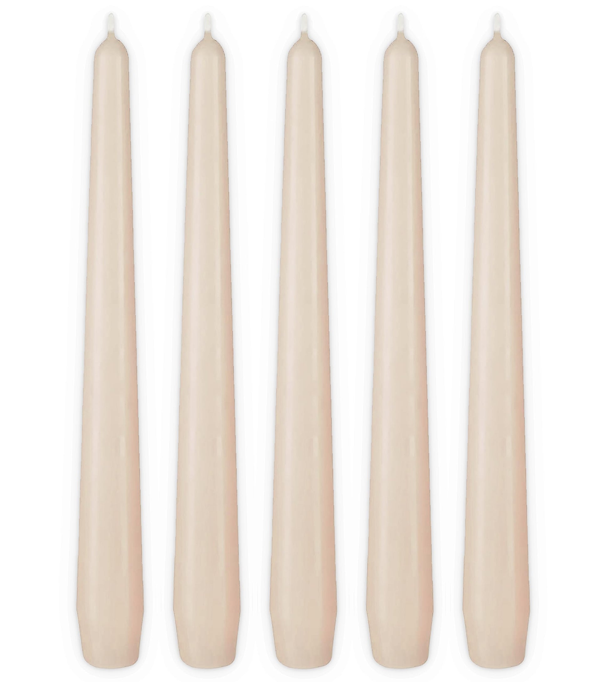 BRUBAKER Premium Spitzkerzen Lila - 50 Stück - bis zu 7,5 Stunden Brenndauer pro Kerze - 24 cm Tafelkerzen Set für Kerzenständer und Kronleuchter - Leuchterkerzen Halterkerzen
