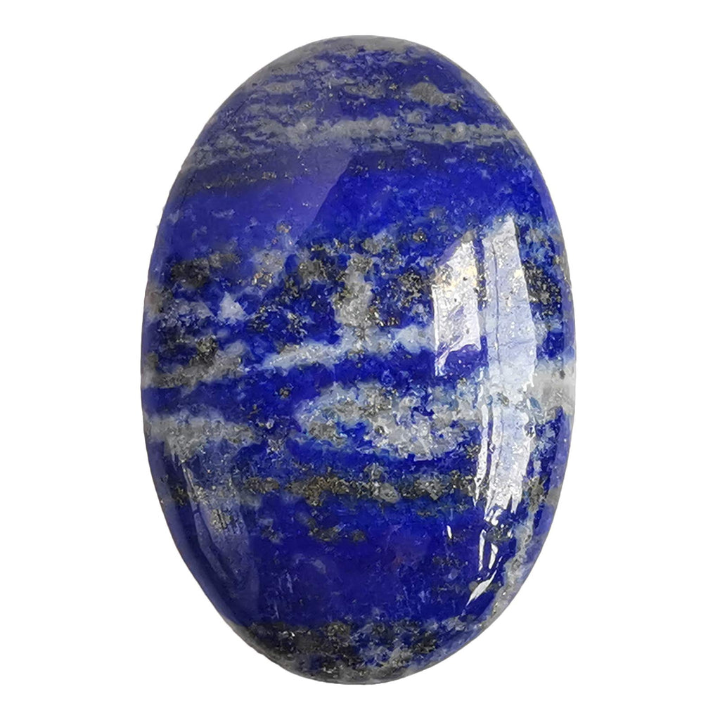 Natural Purple Lepidolite Worry Stones Oval Palm Pockets Healing Crystal Massage Spa Energy Stone