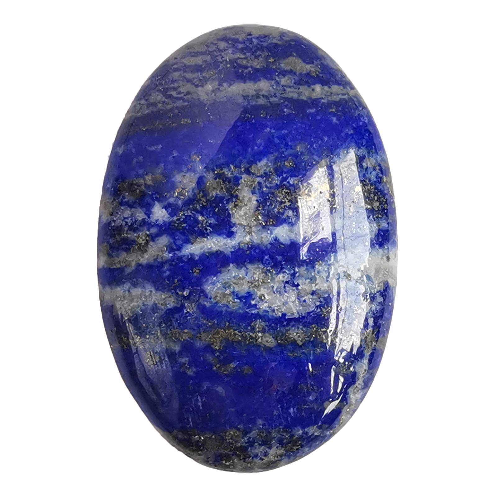 Natural Purple Lepidolite Worry Stones Oval Palm Pockets Healing Crystal Massage Spa Energy Stone