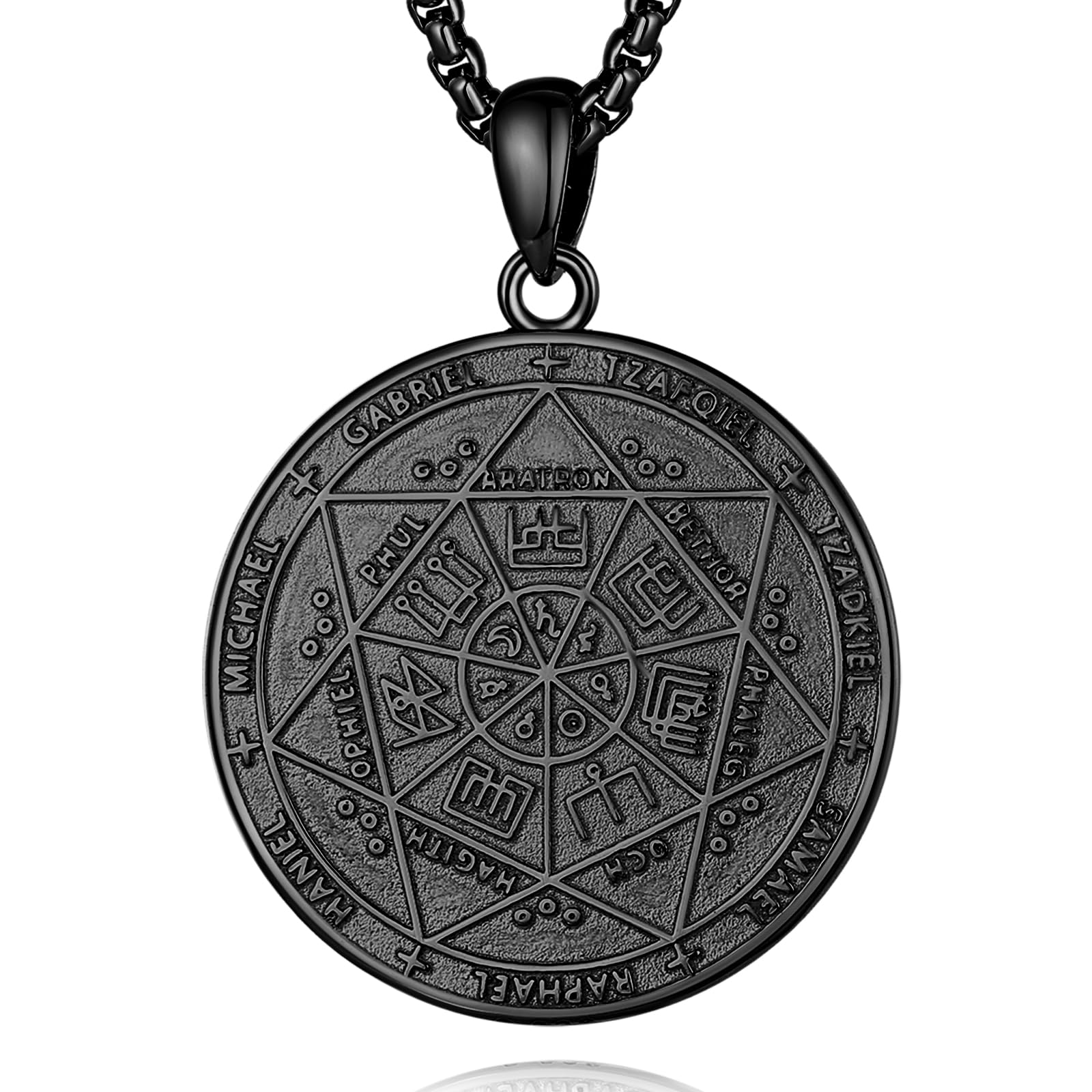 CELESTIA Supernatural Siegel der 7 Erzengel Michael Raphael Kette Silber 925 Frauen Männer Esoterik Geschenke Talisman Amulett Glücksbringer