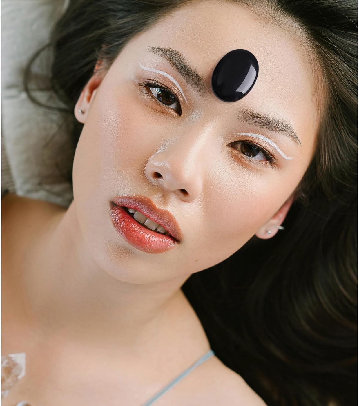 Obsidian Kristall Schwarz Oval Heilkristalle, Schwarzer Natürlichen Edelstein Daumen Sorge Stein für Wiccan Lieferungen, Angst Stressabbau, Home Dekoration, Balancing Meditation