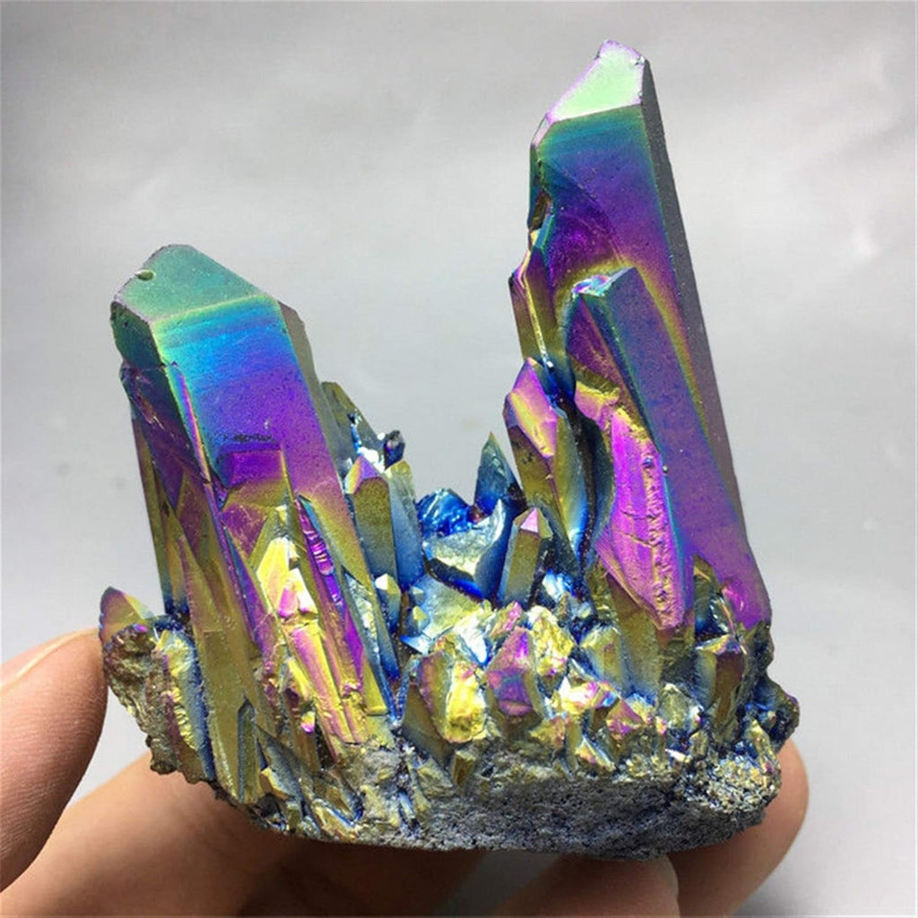 120 g Colour Aura Quartz Titanium Bismuth Silicon Vug Rainbow FZUGEDRLI
