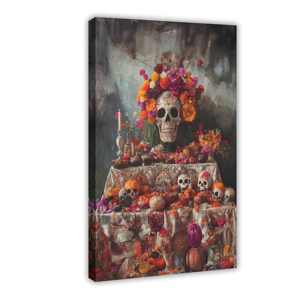Leinwandposter Altar De Muerto, Schlafzimmer, Dekoration, Landschaft, Büro, Raumdekoration, Geschenk, 20 x 30 cm