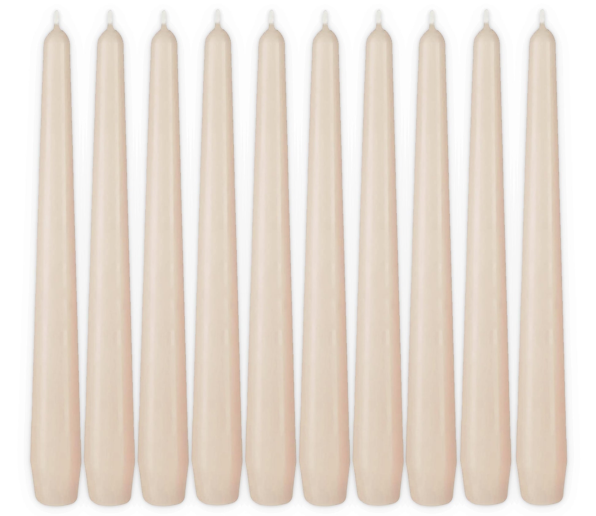 BRUBAKER Premium Spitzkerzen Lila - 50 Stück - bis zu 7,5 Stunden Brenndauer pro Kerze - 24 cm Tafelkerzen Set für Kerzenständer und Kronleuchter - Leuchterkerzen Halterkerzen