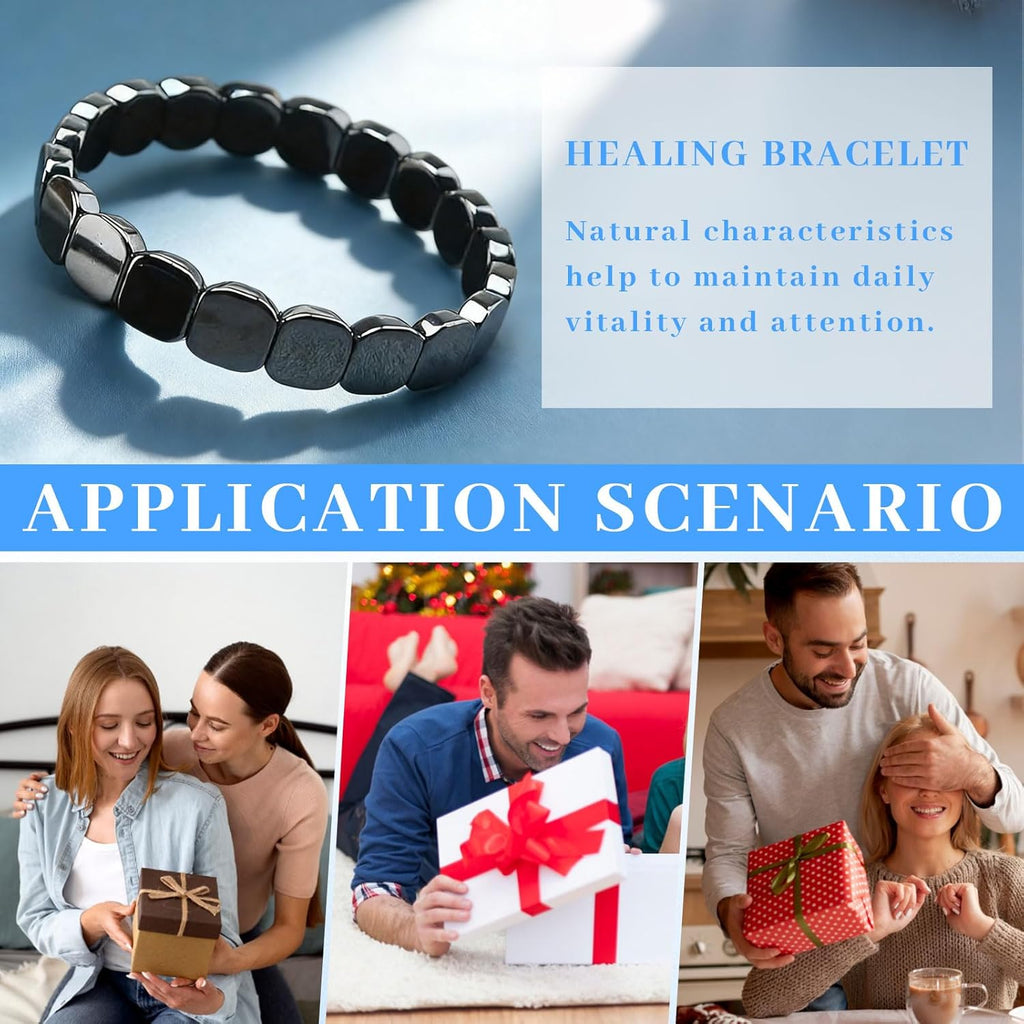 Hematite Magnetic Bracelet Men for Men Hematite Jewellery Men