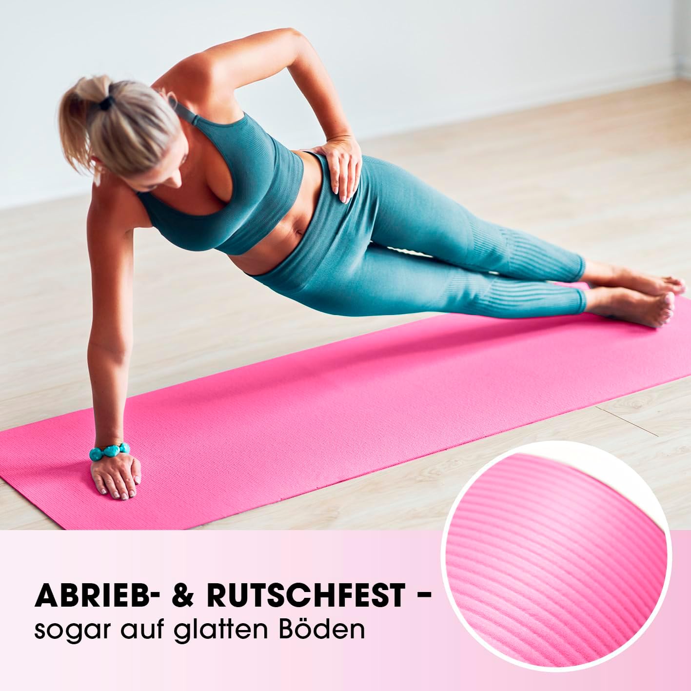 #DoYourFitness Yoga Mat Non-Slip. For Beginners and Advanced Users. Thickness from 0.8 cm to 2 cm. Joint-friendly Gymnastics Mat. 183 cm x 61 cm or XXL 190 cm x 100 cm (Suitable for Indoor/Outdoor)