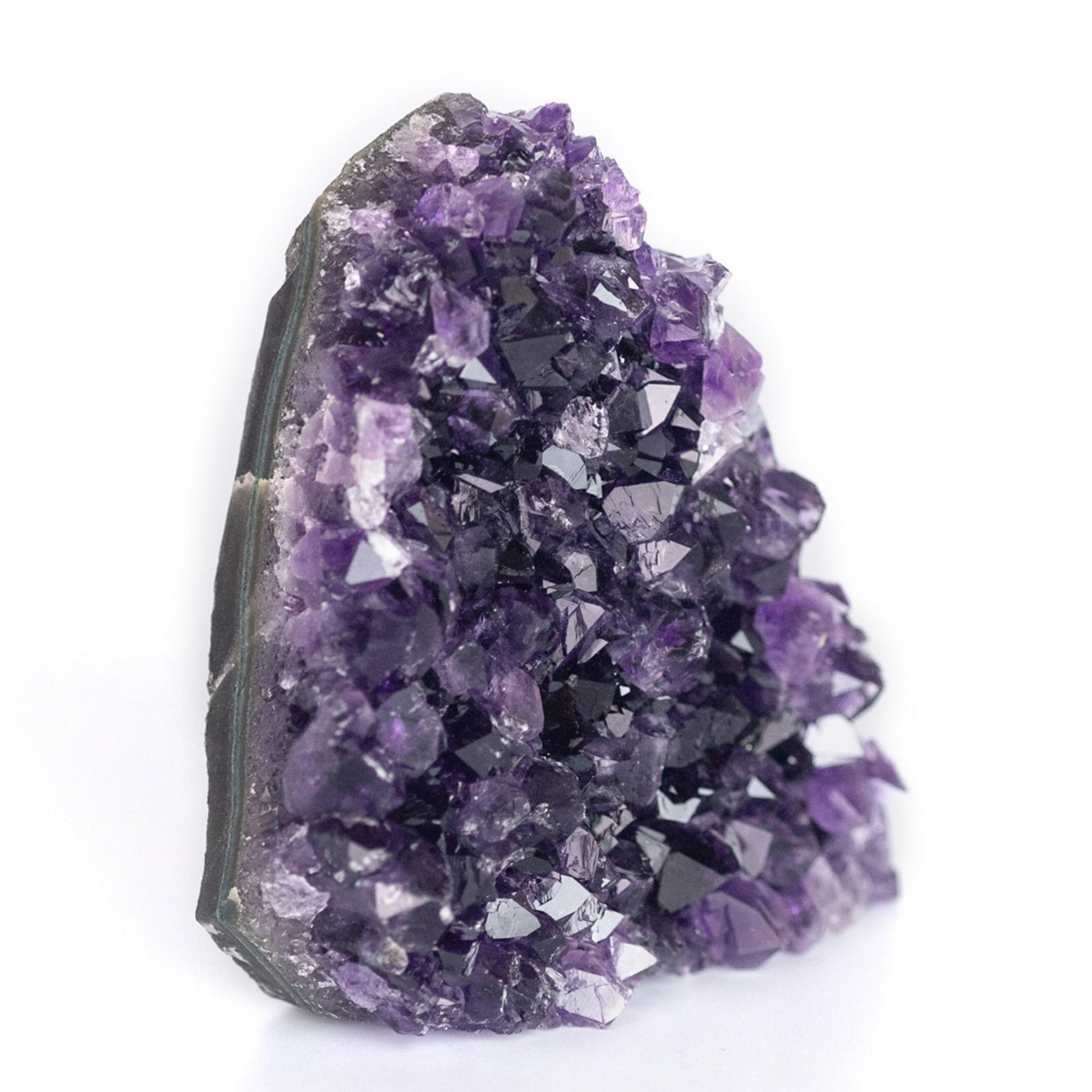Deep Purple Project Amethyst Druse Stein Echt (250 gramm bis 500), Amethyst Geode Groß, Kristalldruse aus Uruguay