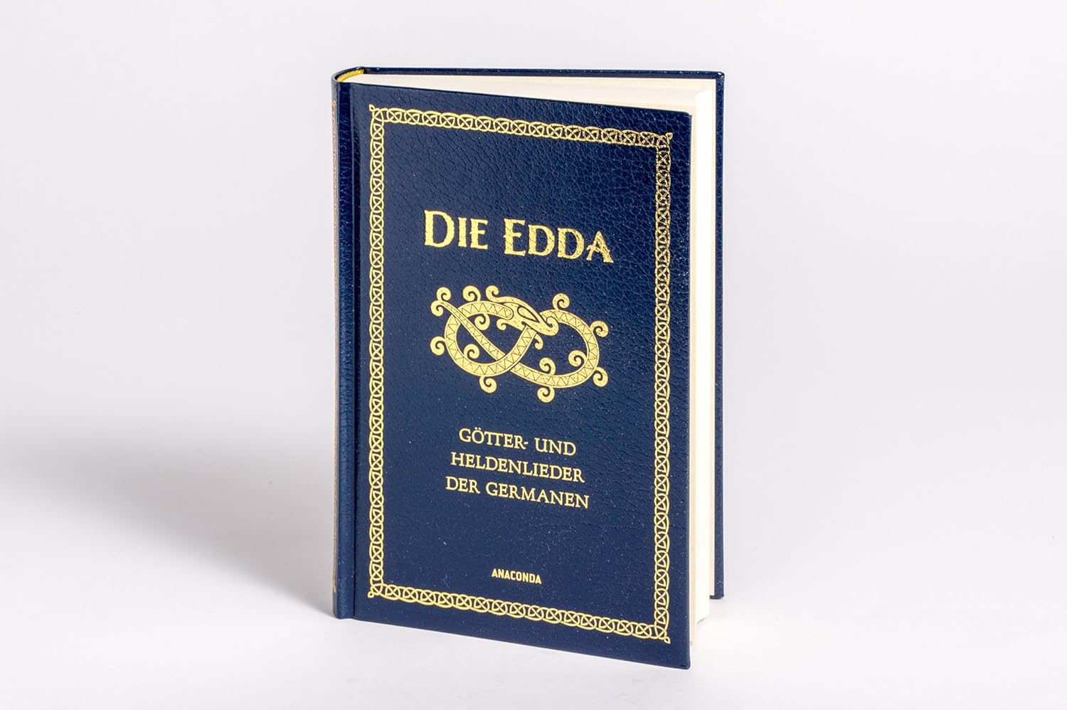 Die Edda - Götter- und Heldenlieder der Germanen: Die wichtigste Quelle altnordischer Mythologie. Gebunden in Cabra-Leder mit Goldprägung (Cabra-Leder-Reihe, Band 33)