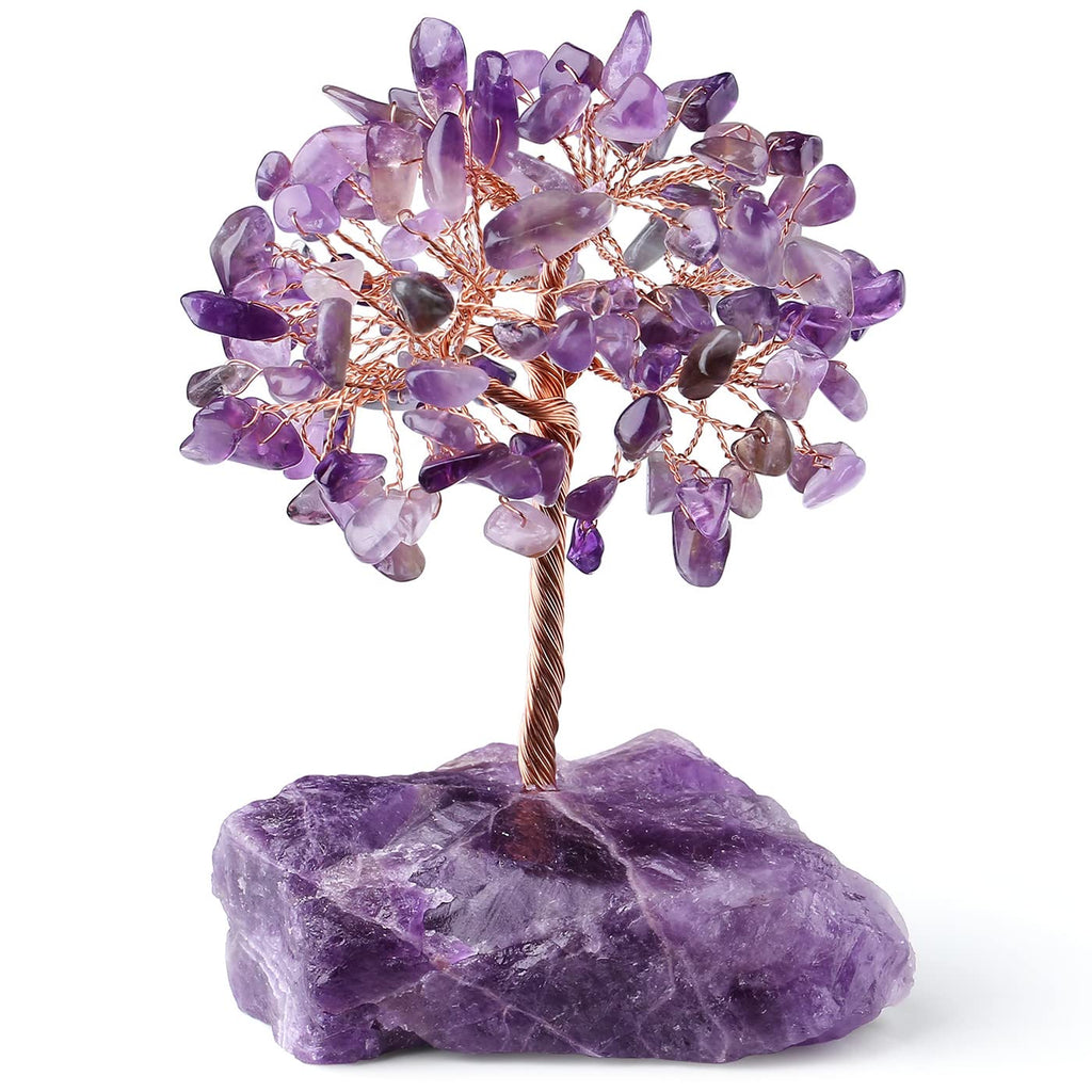 XIANNVXI Kristalle Geldbaum Lebensbaum Deko Feng Shui Obsidian Kristallbaum Natürlicher Edelsteine Steine Deko Tree of Life Trommelsteine Basis Bonsai Baum Dekoartikel Home Decor
