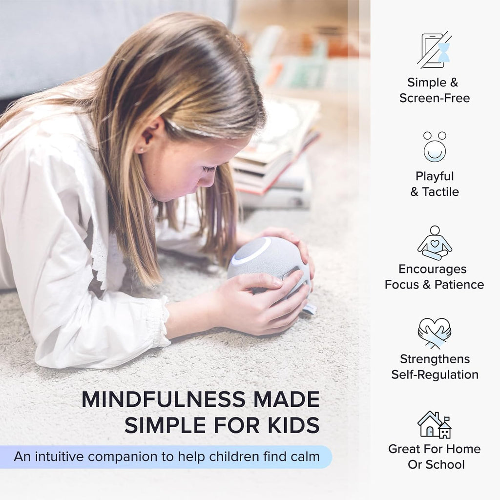 Reflect Orb: Smart Tracker for Stress Relief & Mental Health. Biofeedback Device to Enhance Focus, Reduce Anxiety, Support ADHD, Master Meditation & Mindfullness, Emotional Regulation Self-Care Gift
