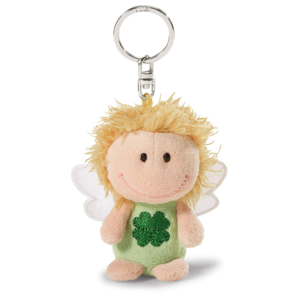 NICI Schlüsselanhänger Schutzengel „Bin immer bei dir“, Glücksbringer Engel I Schutzengel mit Herz I Engel Schlüsselanhänger für Schlüsselband, Schlüsselbund & Schlüsselkette I 34554, 7 cm