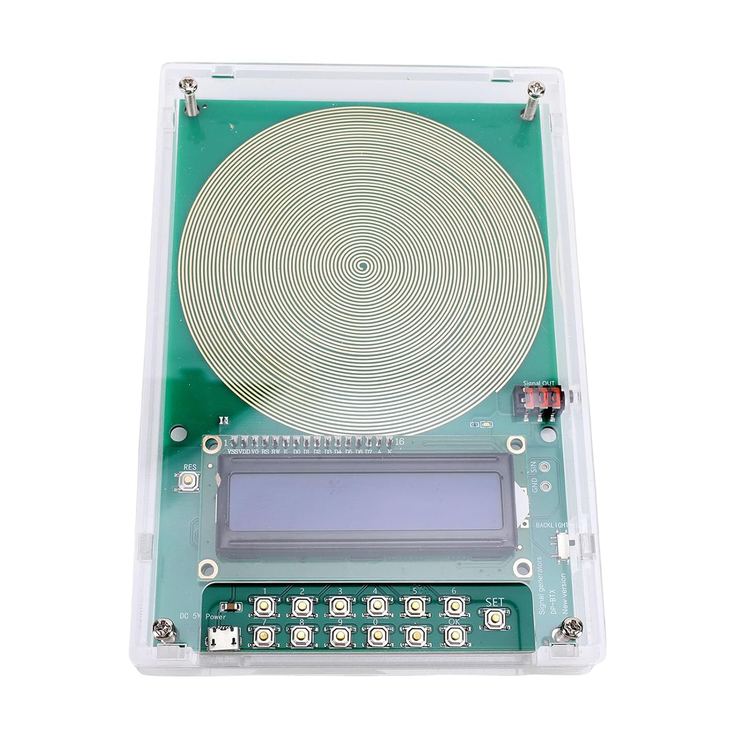 Adjustable Frequency Generator, for Healing from 0.1 Hz to 30,000 Hz, 7.83 Hz Resonance Generator, USB C Powered Sine Wave Signal Generator