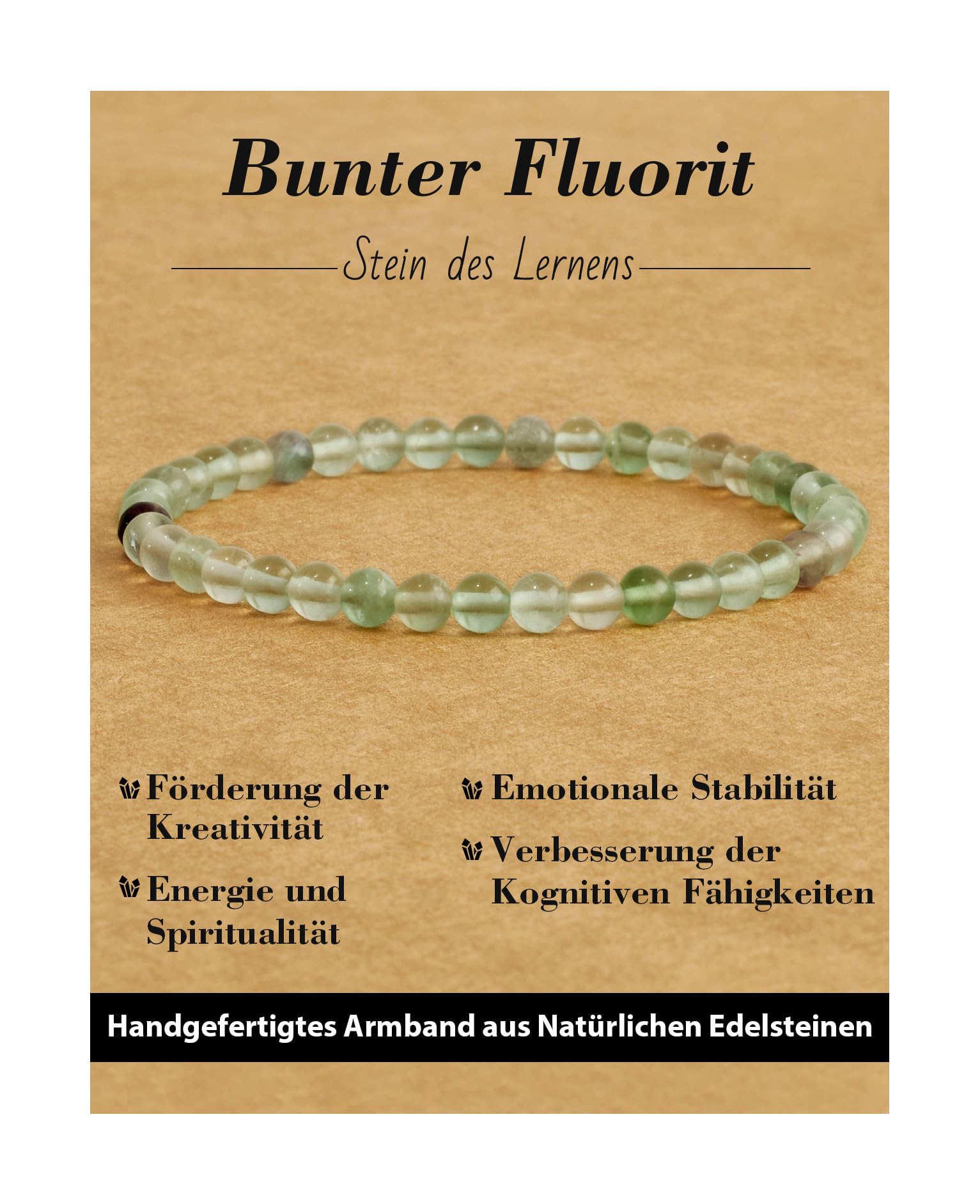 4 mm Stretch Bracelet Made of Real Natural Stone Beads, Healing Stone Bracelet, Yoga Bracelet for Women, Men, Lucky Bracelet, Friendship Bracelet, Replacement Beads Included