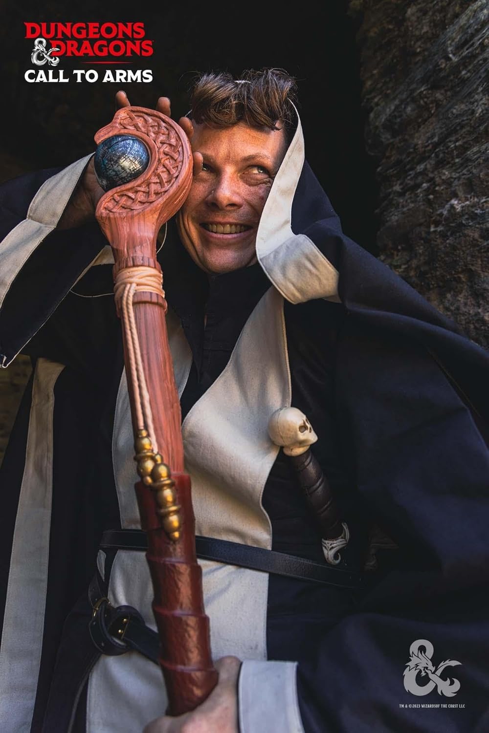 Burgschneider - Dungeons & Dragons Schaumstoff-Zauberstab - Kleidung für Larp, Mittelalter, Cosplay und Fantasy