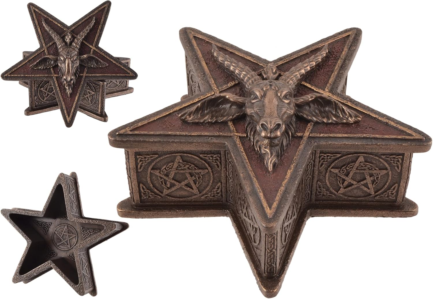 VOGLER Joh. Vogler GmbH Pentagramm Box Siegel des Baphomet - bronziert/coloriert by Veronese
