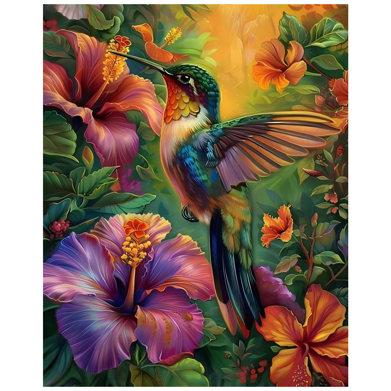 xcemhil Paint by Numbers Kit for Adults Eye, Paint by Number Eye and Lotus, Paint by Numbers Kits for Adults Beginner for Gift and Home Wall Decor 16x20 Inch