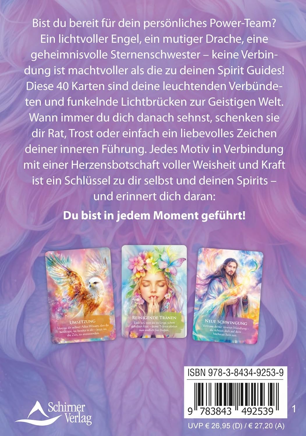 Spirit Guides – Orakel der Seelenbegleiter und Lichtwesen: - Set mit Buch und 40 Karten