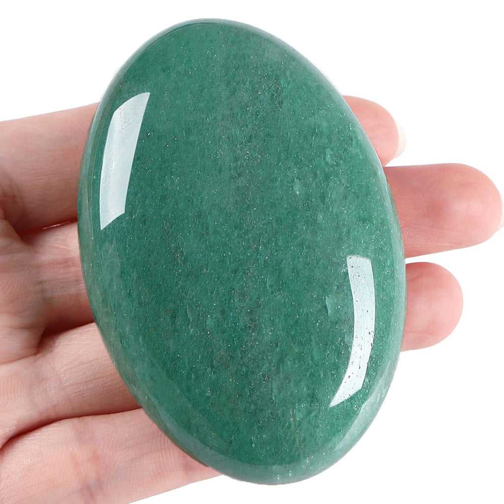 XIANNVXI 2.4 Inch Large Crystals Moonstone Gemstones Worry Stones Natural Labradorite Polished Oval Palm Bag Stone Healing Crystal Energy Stone Spiritual Gifts 1 Piece