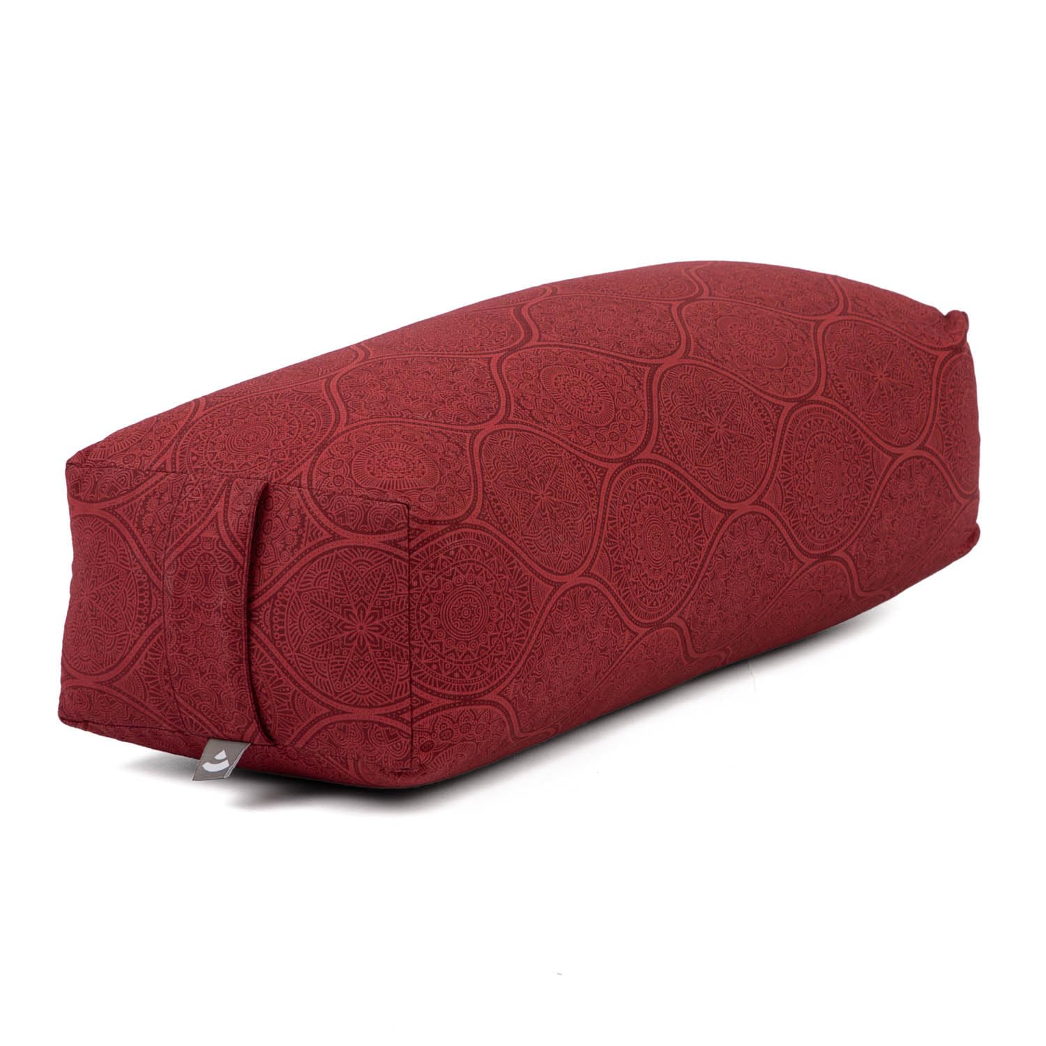 Bodhi Yoga Bolster SALAMBA | Maharaja Collection | Rechteckiges Yogakissen | Waschbarer Bezug aus Baumwolle mit Dinkelfüllung | Zubehör für Restorative und Yin Yoga