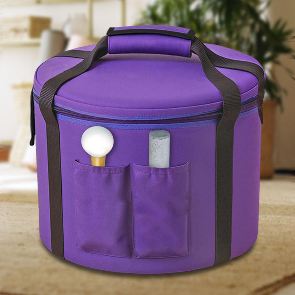 keepdrum Quarz-Klangschalen Chakra Set Gold 7-teilig 8-14 Zoll mit Zubehör