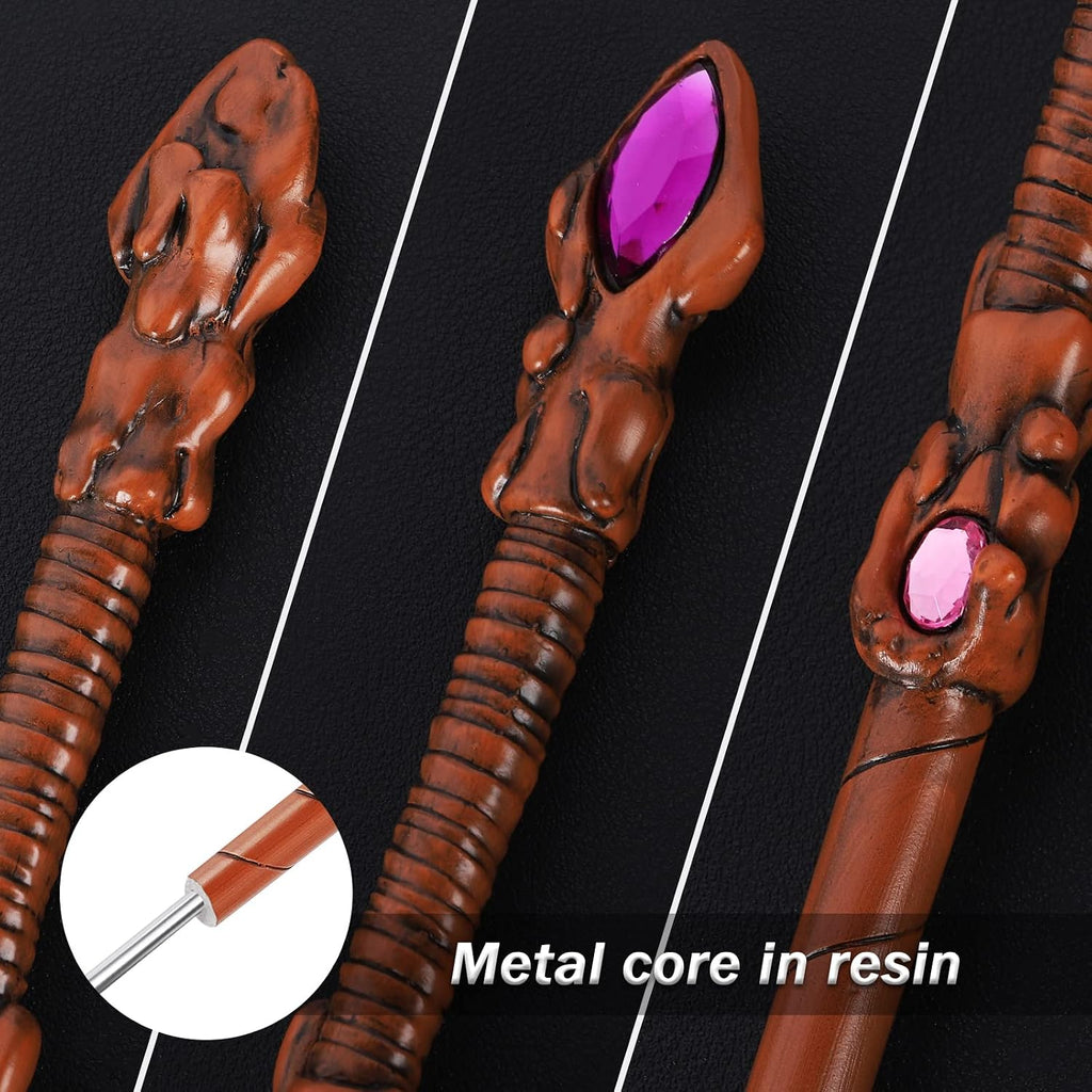 WinSence Magic Wizard Witch Sorcerer Witchcraft Wand for Collectible Magical Toy Wands (Gem)