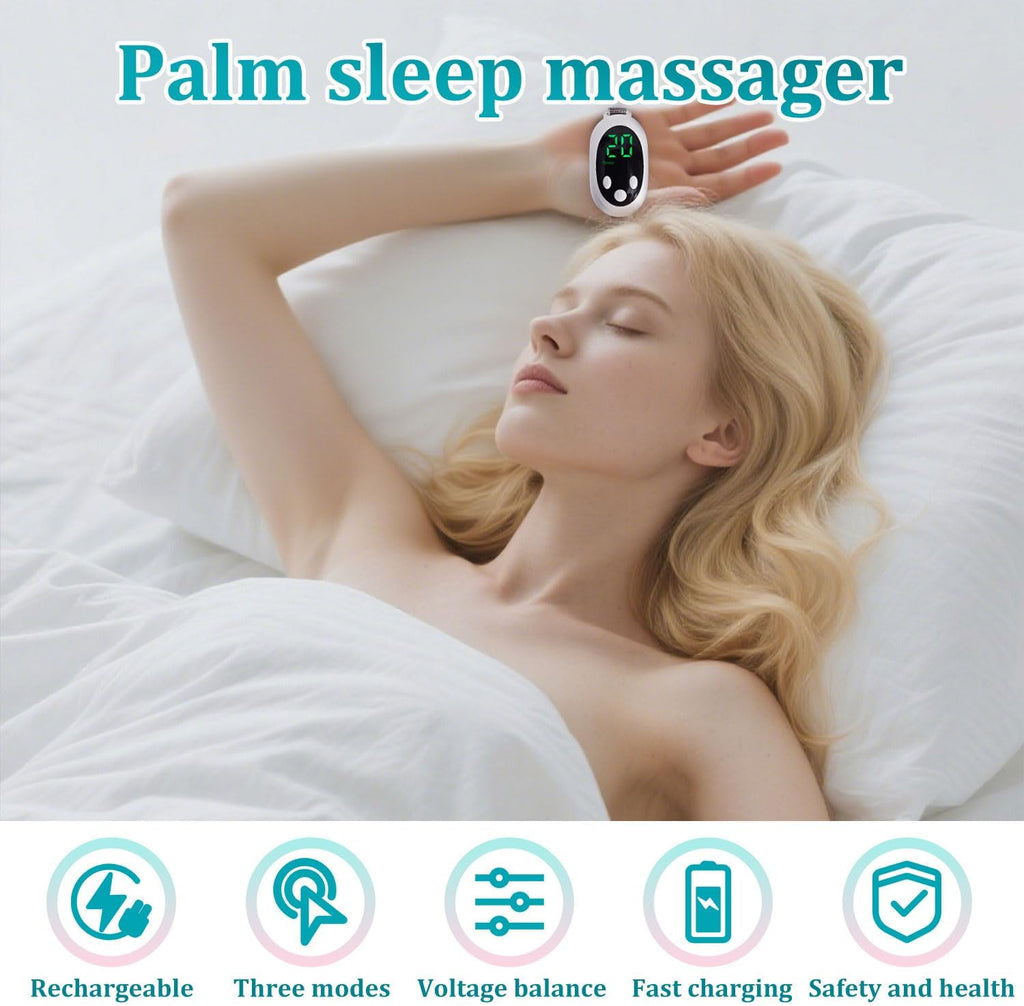 Relaxation Device – Handheld Portable Sleep Device, Portable Low-Frequency Pulse Hand Tool for Nighttime Comfort & Daily Calm, Promotes Rest, USB Rechargeable