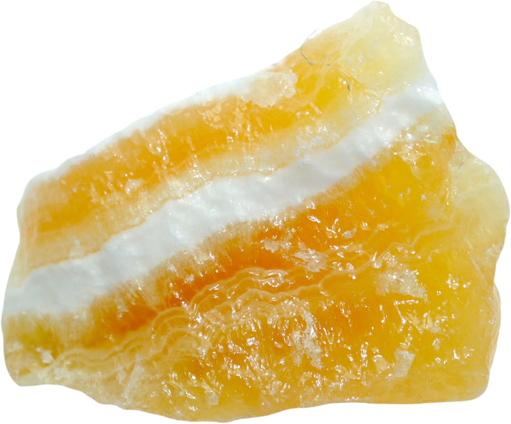Orange Calcite Gemstone I Healing Stone I Rough Stone I Waterstone I Mexico (40-50 g)