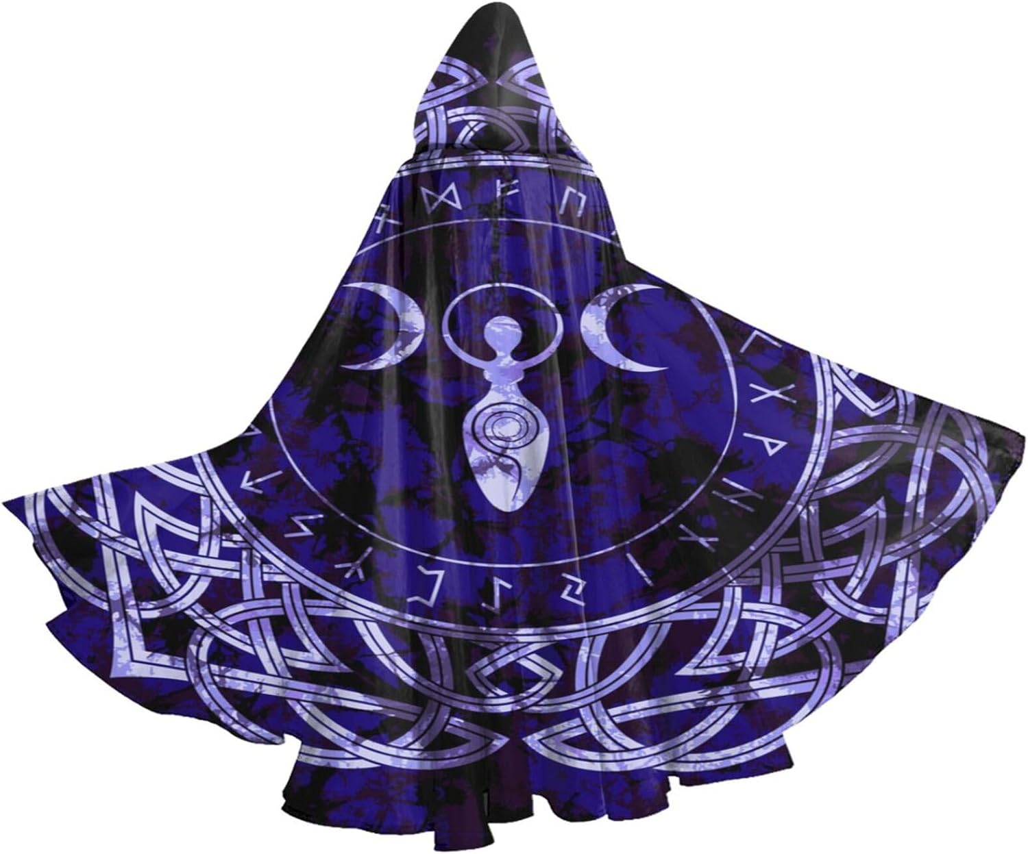 YETTA YANG Halloween Hooded Robe Cloak Christmas Holiday Party Hoodies Cape Cosplay Costumes