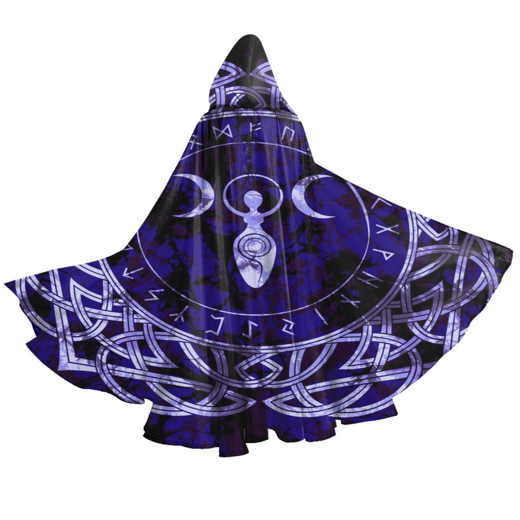 YETTA YANG Halloween Hooded Robe Cloak Christmas Holiday Party Hoodies Cape Cosplay Costumes