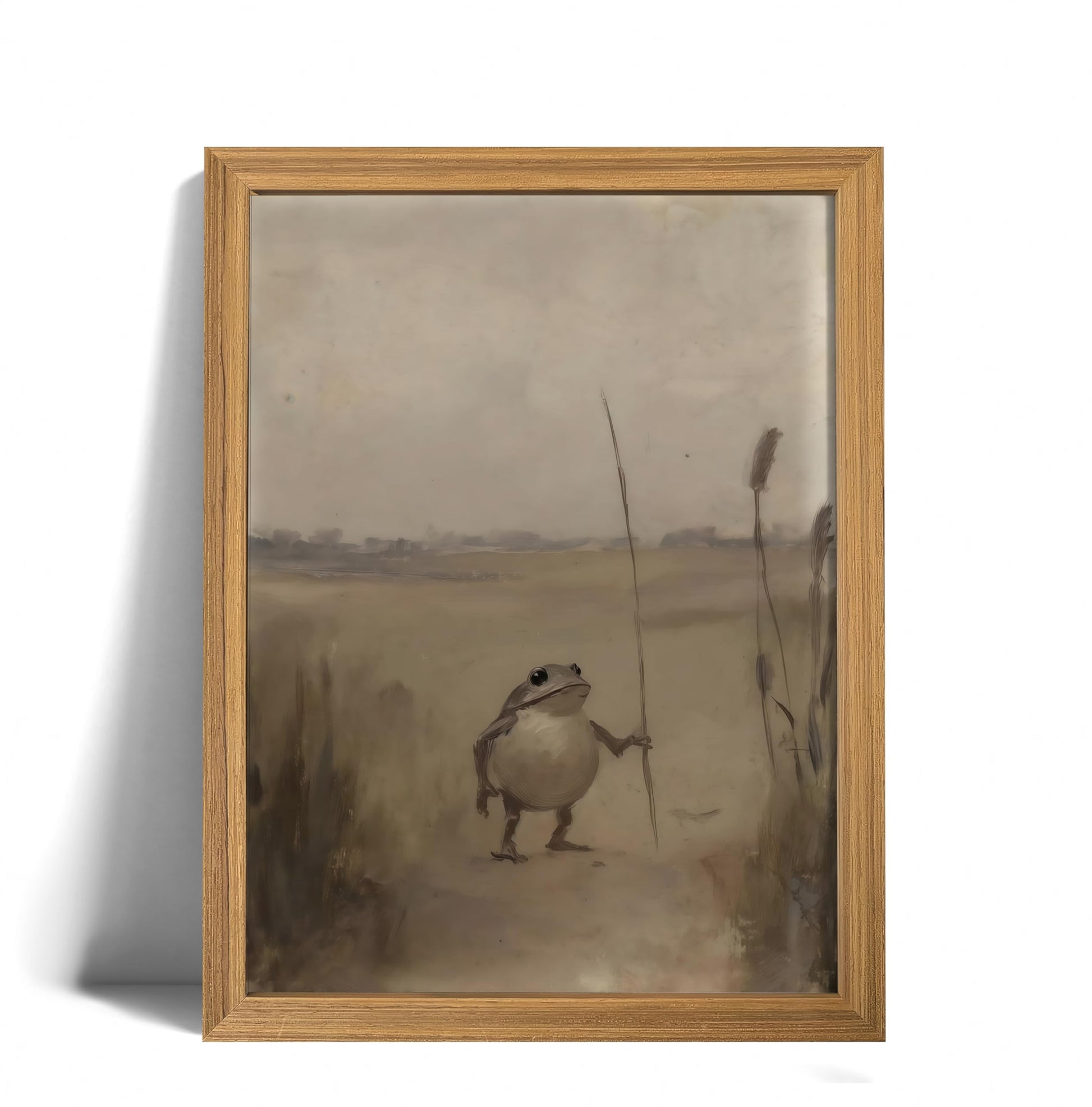 Praying Angel Wall Art – Spiritual Canvas Print, Colored Winged Angel Oil Painting Style Christian Religious Picture poster，Spiritual Blue and Pastel Tones Wall Decor for Bedroom, Prayer Room, Christian Gift, Wood Frame 12x16in