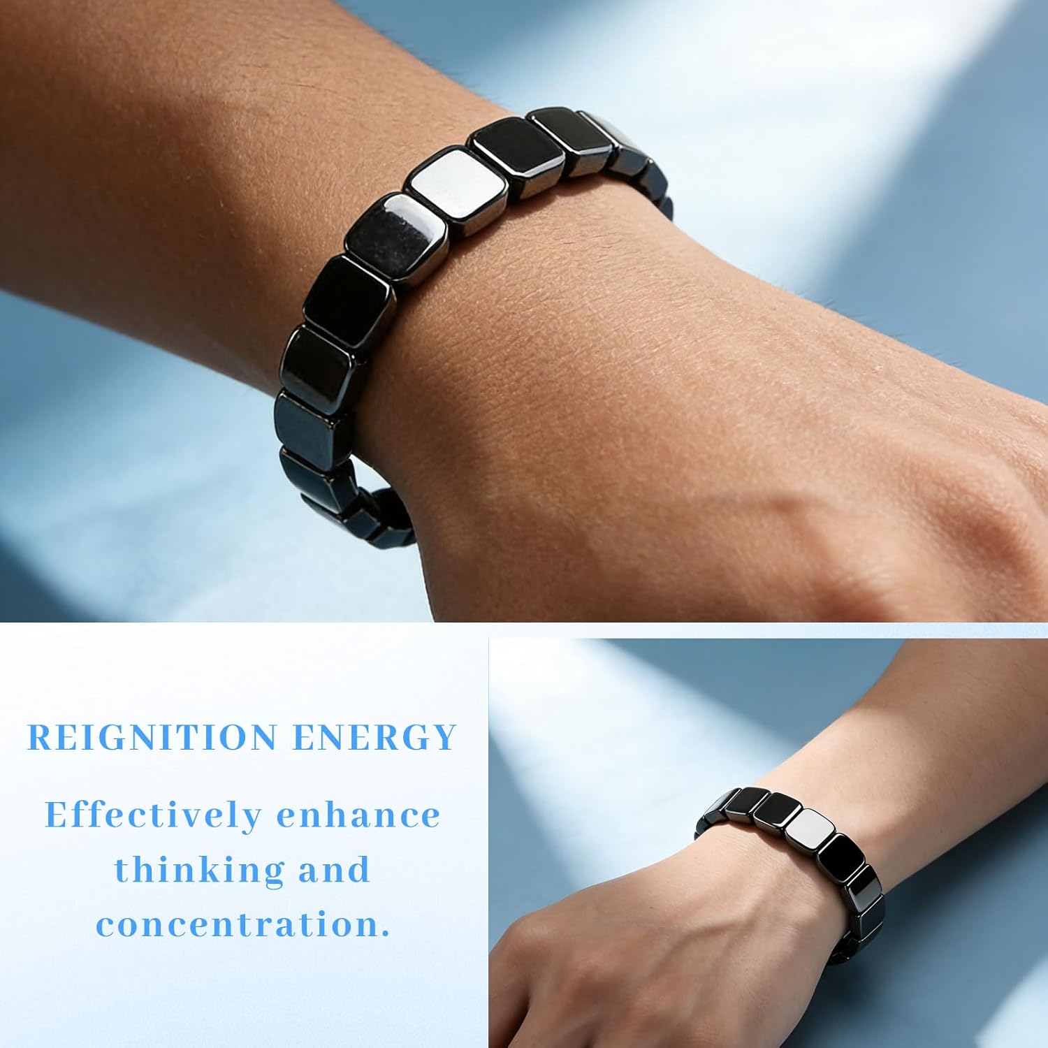 Hematite Magnetic Bracelet Men for Men Hematite Jewellery Men