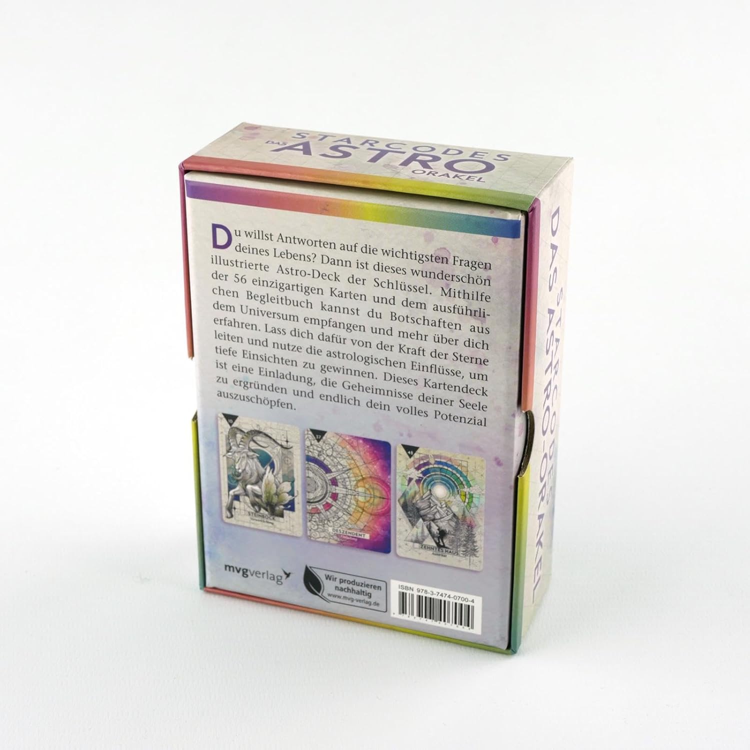 Starcodes: Das Astro-Orakel: 56 Karten mit Begleitbuch | in hochwertiger Schachtel mit kunstvollen Illustrationen