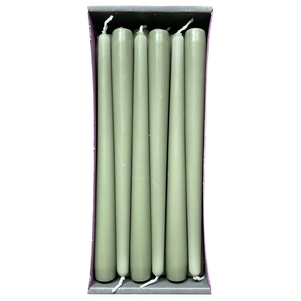 Nordring Pack of 12 Taper Candles 2.3 cm x 25 cm High Antique Pink - RAL Certified, Drip Free & Low Smoke, Approximately 8 Hours Burn Time - Table Decoration & Candlestick