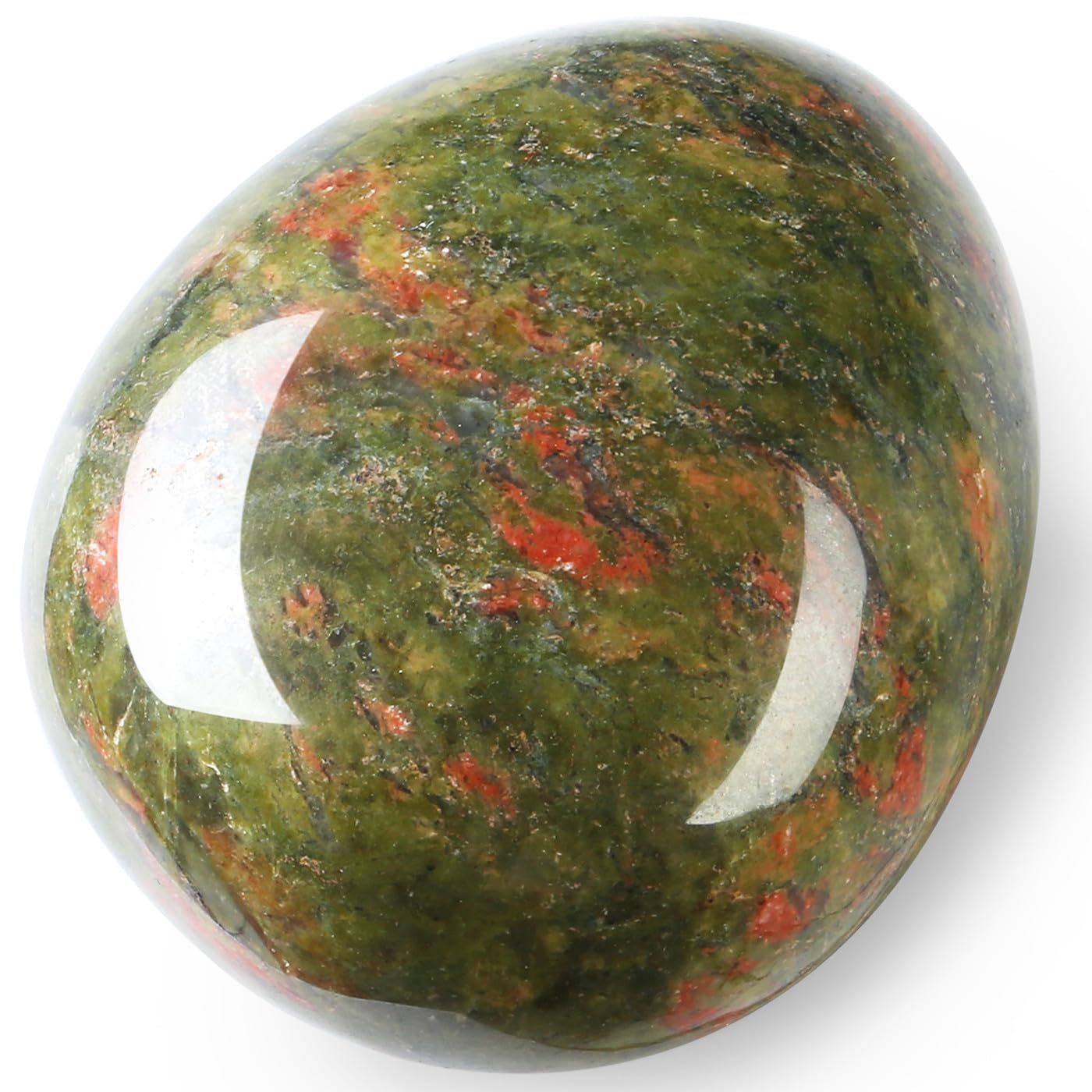 MAIBAOTA 1.6-2.0" Malachite Crystals Large Malachite Stone Reiki Natural Tumbled Polished Stones for Energy Witchcraft Therapy Meditation DIY Crystals for Protection