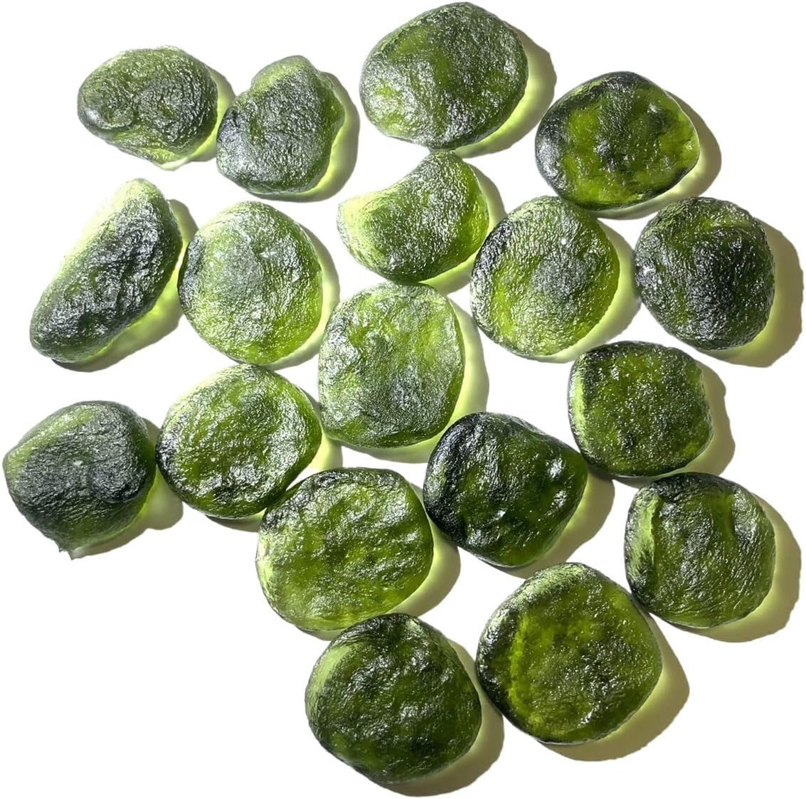 1PC Really Natural Moldavite Rough Stone Czech Meteorite for Collectors Crystal Energy Gemstone Valuable Property(3-5g)
