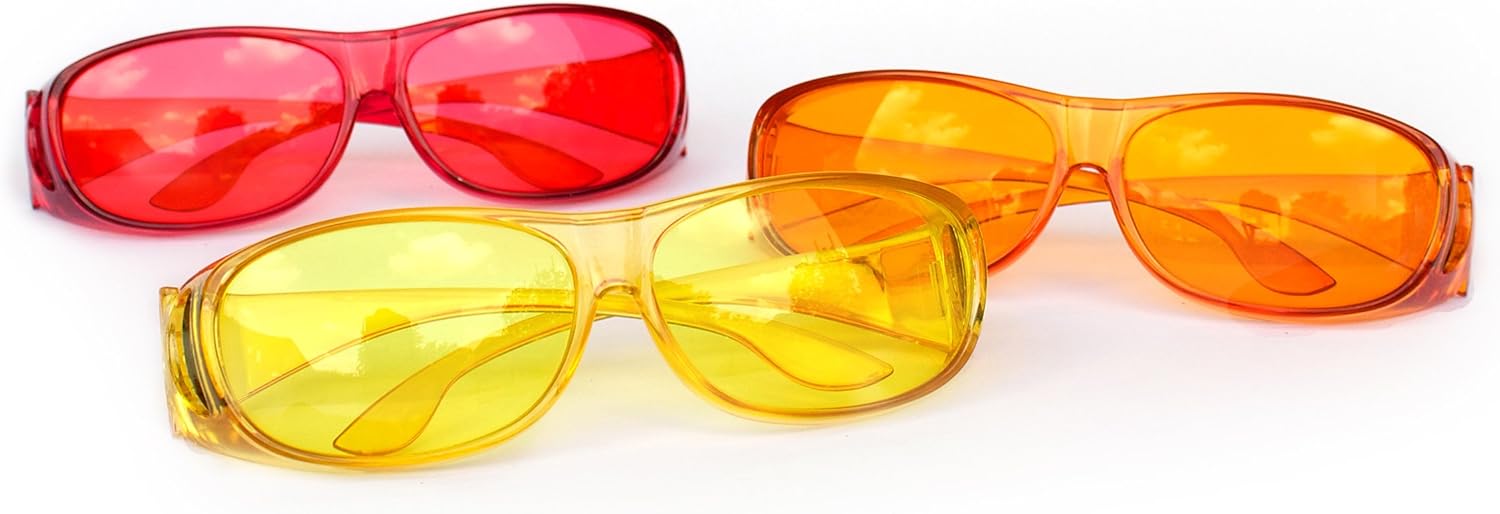 Colour Therapy Glasses Set of 12 Colour Therapy Glasses