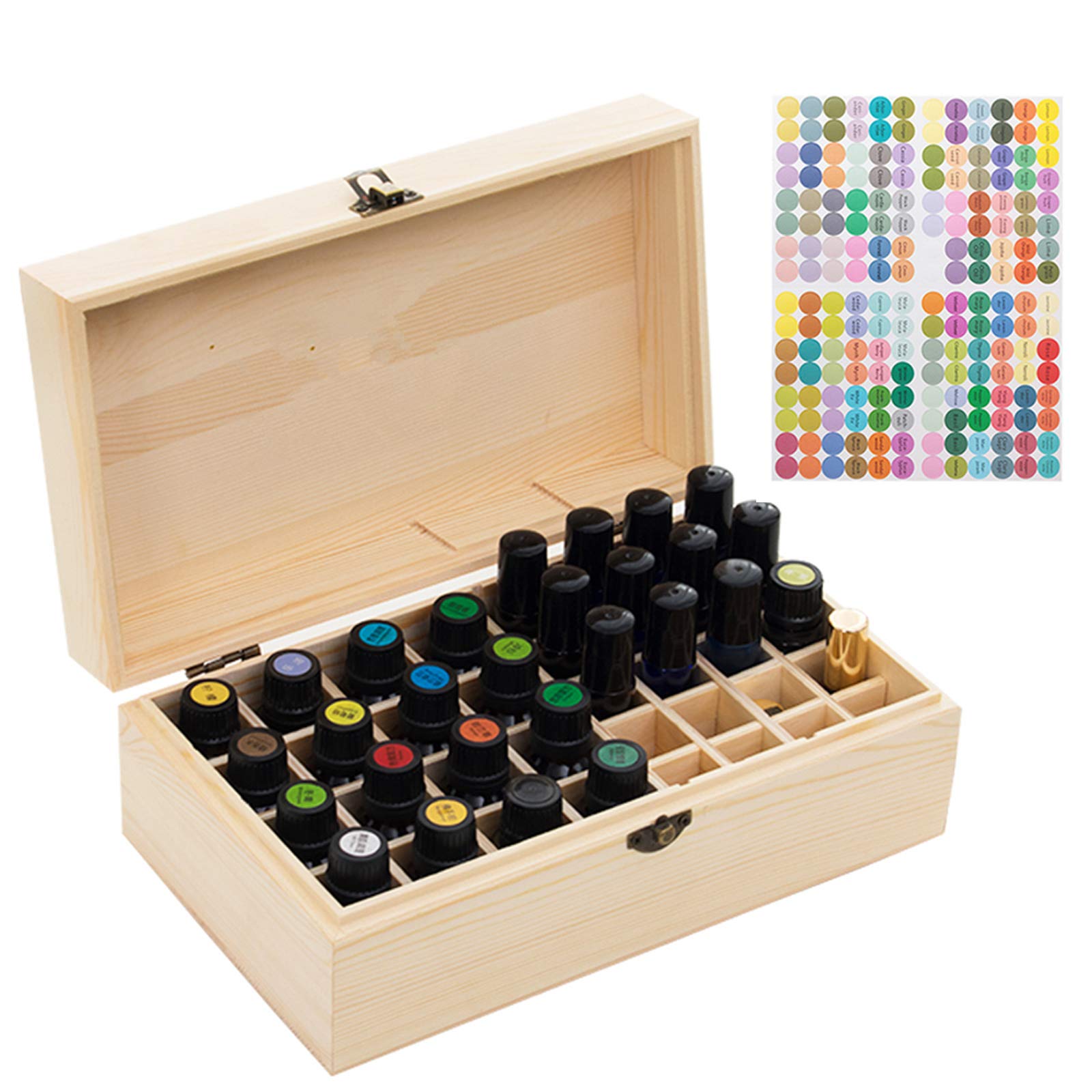 Ätherisches Öl Display Ständer, 6 Löcher Aromatherapie Öle Hölzern Tragen Gestell Halter Organisator Multifunktions Geschenk für Nagellack, Duftöle, Lippenstift, Parfümlagerung