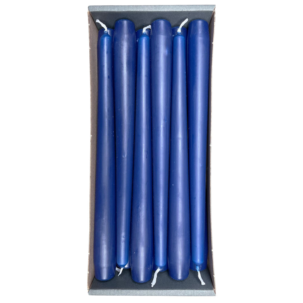 Nordring Pack of 12 Taper Candles 2.3 cm x 25 cm High Antique Pink - RAL Certified, Drip Free & Low Smoke, Approximately 8 Hours Burn Time - Table Decoration & Candlestick