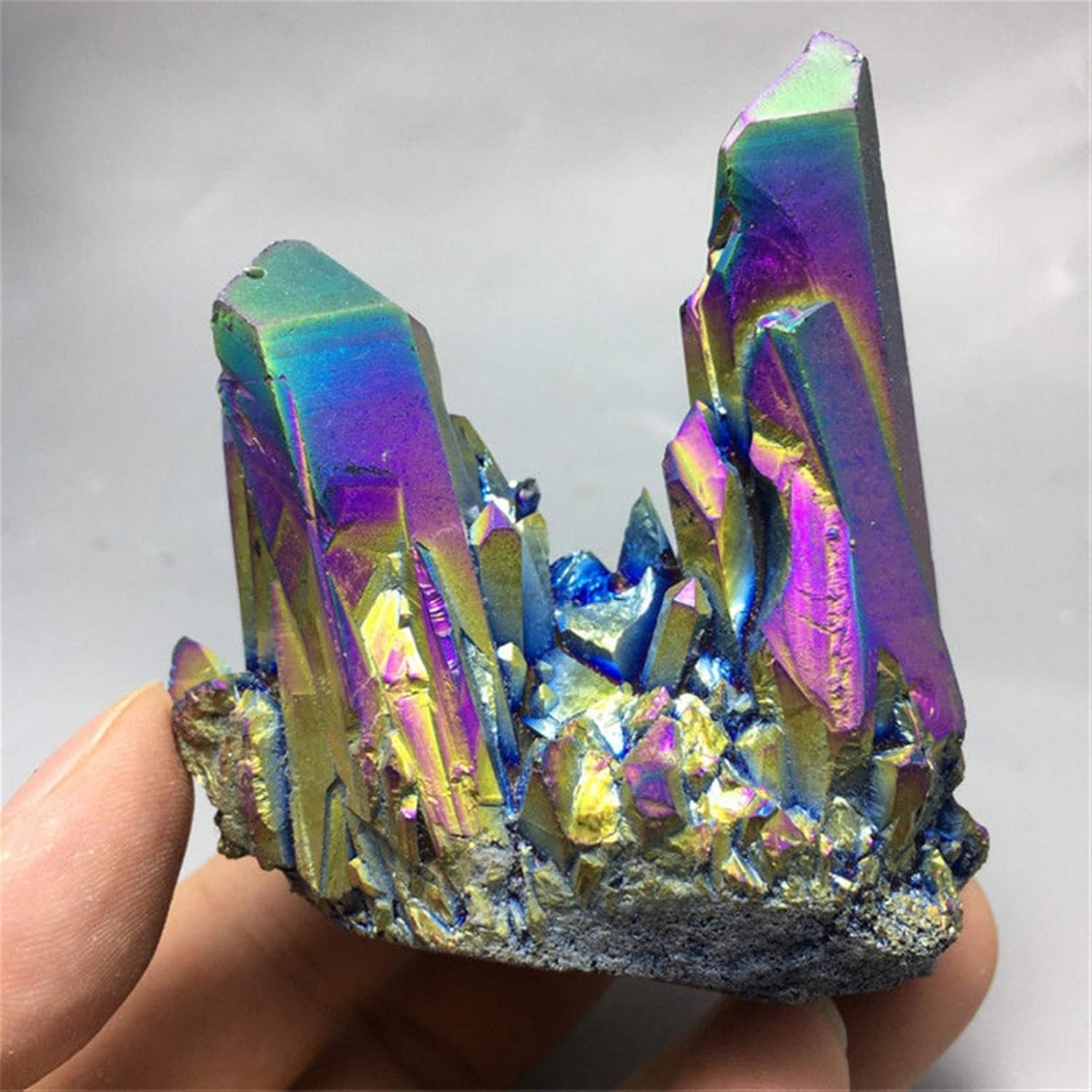 120 g Colour Aura Quartz Titanium Bismuth Silicon Vug Rainbow FZUGEDRLI